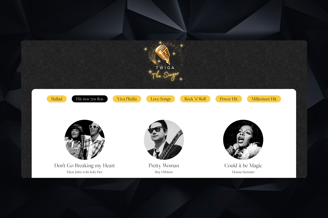TWIGA THE SINGER