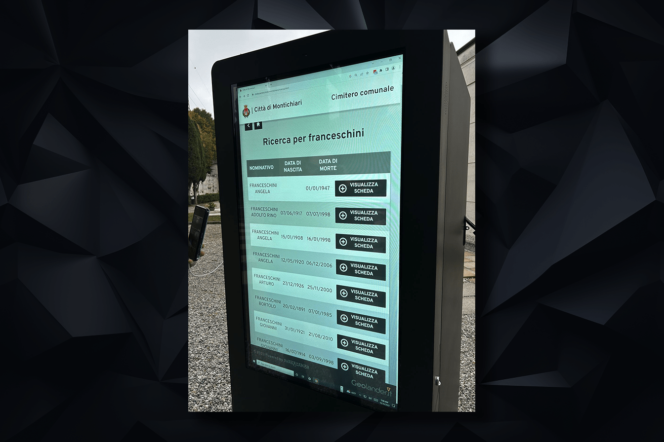 Montichiari Cemetery Totem: A Digital Guide for Visitors